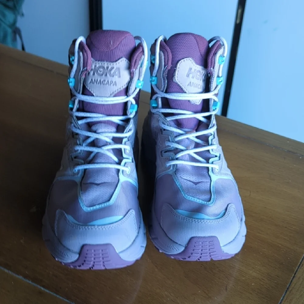 Hoka Trail Shoes Boots Women's Size 10.5 Purple - Picture 5 of 6
